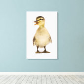 マラードアヒル(Anas platyrhynchos) キャンバスプリント (インサイチュ (ウッドフロア))