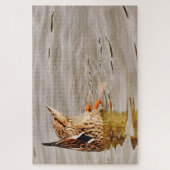 マラードア食べ物を与えックの水中 ジグソーパズル (縦)