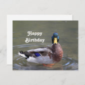 マラードガガミの写真 誕生日 ポストカード (正面/裏面)