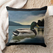 マラードダックオンザレイク装飾用クッション クッション (ブランケット)