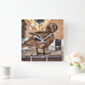 マラードダックゲタウェイリゾートスパ スクエア壁時計 (ホーム)