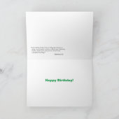 マラードダックス&パインズ誕生日カードwバイブルVerse2 カード (内部)