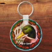 マラードダックヘッド キーホルダー (正面)