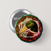 マラードダックヘッド 缶バッジ (正面&裏面)