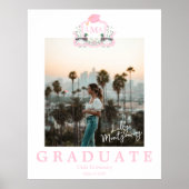マラードダックモノグラム卒業写真ポスター ポスター (正面)