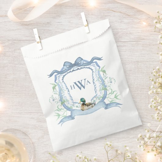 マラードダックモノグラム フェイバーバッグ (クリップ留めされた状態)