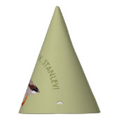 マラードダックリアリスティックイラストレーション パーソナライズされた パーティーハット (右)