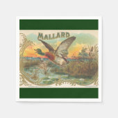 マラードダックヴィンテージアド紙ナプキンス スタンダードカクテルナプキン (正面)