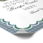 マラードダック狩りジンガム共有アレシピサイン ポスター (角)