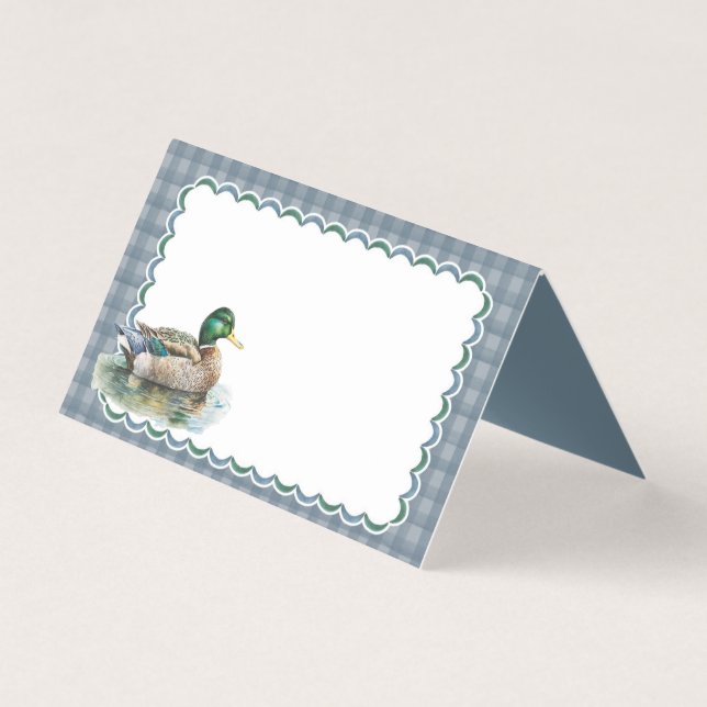 マラードダック狩りブルージンガムボーイプレイスカード (正面)