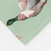 マラードダック狩り毛布 フリースブランケット (角)