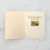 マラードダック誕生日 カード (内部)