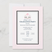 マラードダック モノグラム 卒業 クラレスト 招待状 (正面)