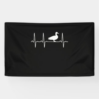 マラードハートビートギフト男性へウィメンダックバード 横断幕