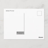 マラードポートレートはがき ポストカード (裏面)