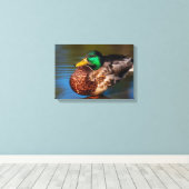 マラードポートレート キャンバスプリント (インサイチュ (ウッドフロア))