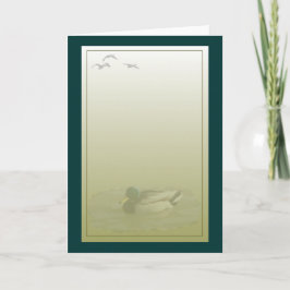 マラードレイクダックグリーティング カード