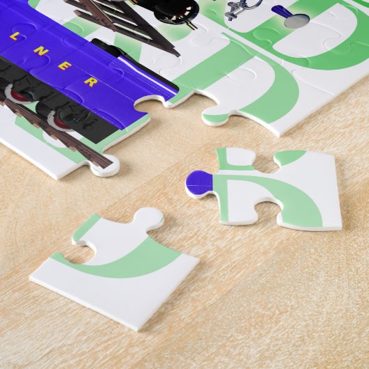 マラード列車レコード破り ジグソーパズル (側面)