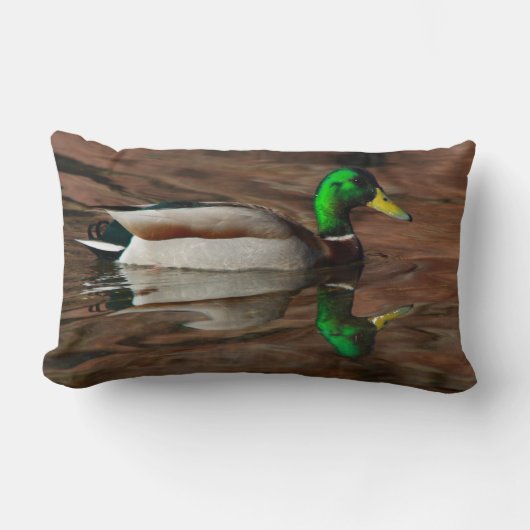 マラード反射枕 ランバークッション (正面)