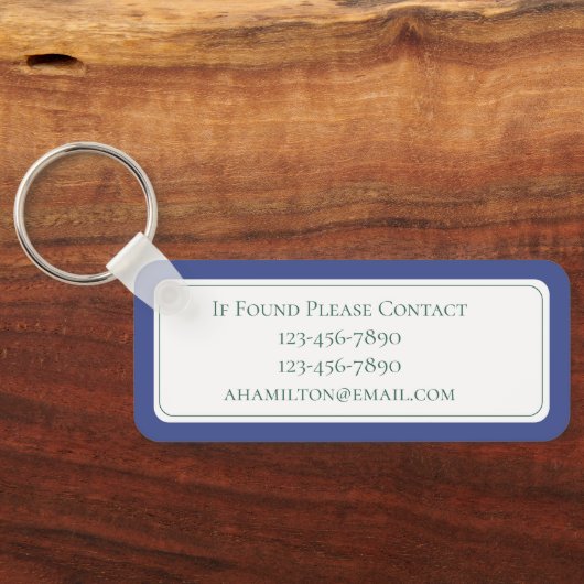 マラード名門私立校風のダックモノグラム キーホルダー (裏面)