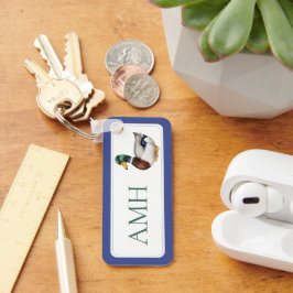 マラード名門私立校風のダックモノグラム キーホルダー