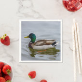 マラード泳ぐ スタンダードカクテルナプキン (インサイチュ)