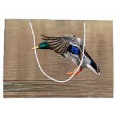 マラード・ダックが飛んでいる ラージペーパーバッグ (裏面)