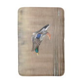 マラード·ダックが飛行中 バスマット (正面縦)