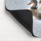 マラード・ダック・バードラバー野生動物写真 マウスパッド (コーナー)