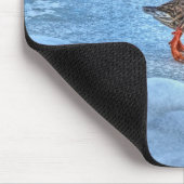 マラード・ダック・バードラバー野生動物写真 マウスパッド (コーナー)