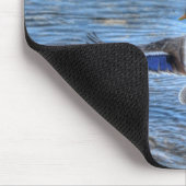 マラード・ドレイク&ダック・バードラバー野生生物写真 マウスパッド (コーナー)