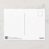 マラールまたは野生のアヒル(Anas platyrhynchos) ポストカード (裏面)