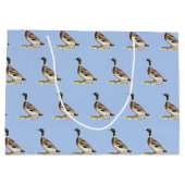 マラールまたは野生のアヒル(Anas platyrhynchos) ラージペーパーバッグ (裏面)