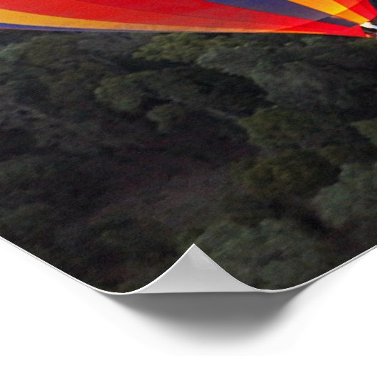 マラ川を熱気球で越える ポスター (角)