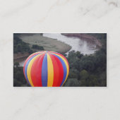 マラ川を熱気球で越える 名刺 (裏面)