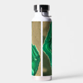 マラ感動的カイト結晶グリーンストーン岩 ウォーターボトル (左面)