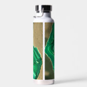 マラ感動的カイト結晶グリーンストーン岩 ウォーターボトル (右面)