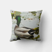 マラ輝くードのアヒル枕 クッション (裏面)