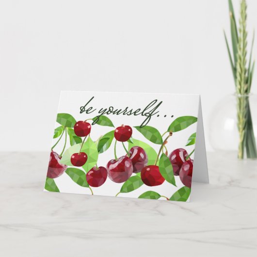 マリさくらんぼの勇気 カード (正面)