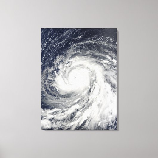 マリすごいアナ諸島上空の台風Choi-wan キャンバスプリント (正面)
