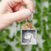 マリすごいアナ諸島上空の台風Choi-wan キーホルダー (手)