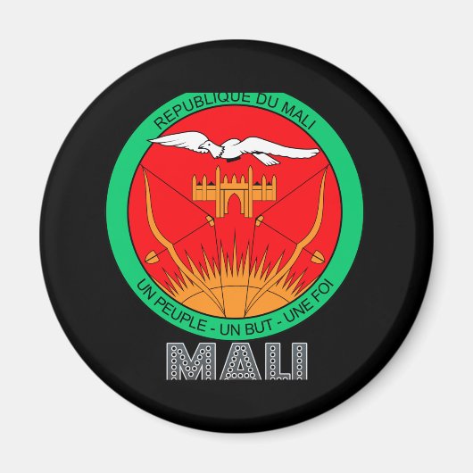 マリのエンブレム マグネット (正面)