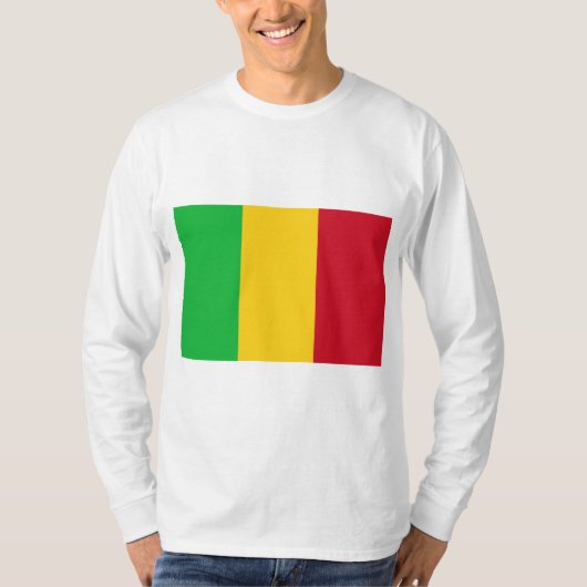 マリの国旗 Tシャツ (正面)