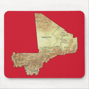 マリの地図のマウスパッド マウスパッド