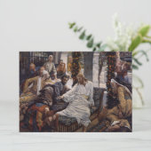 マリアがイエスの足を洗う 招待状 (スタンド正面)