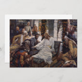 マリアがイエスの足を洗う 招待状 (正面/裏面)