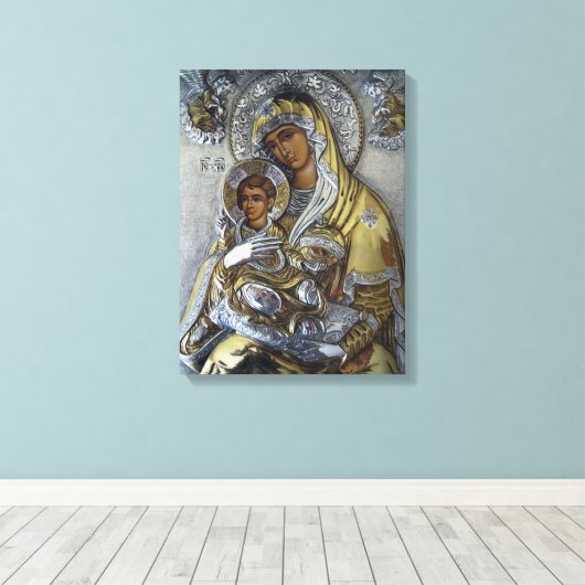 マリアとイエス キャンバスプリント (インサイチュ (ウッドフロア))
