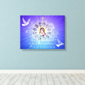 マリアとイエス キャンバスプリント (インサイチュ (ウッドフロア))