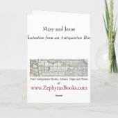 マリアとイエス シーズンカード (裏面)