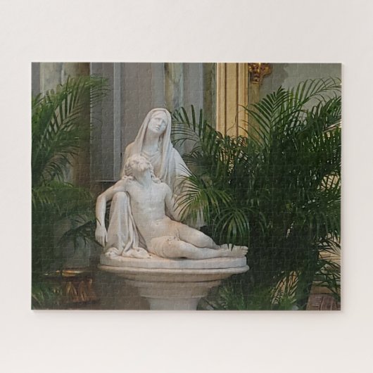 マリアとイエス(色) ジグソーパズル (横)